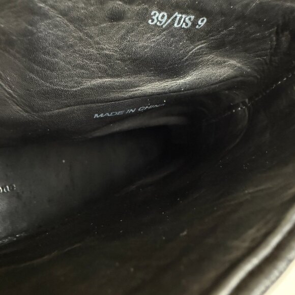 Rag & Bone Newbury Zip Up Black Leather Ankle Boots - Picture 11 of 14